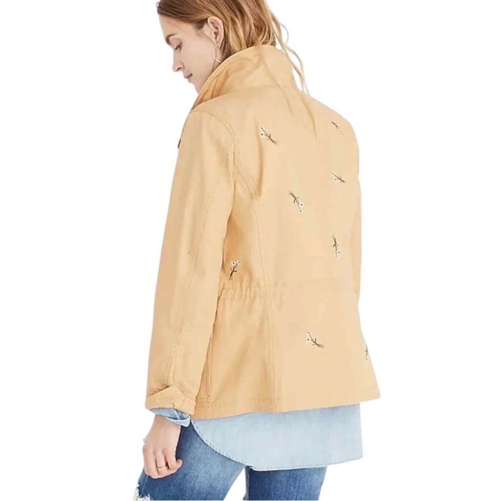 MADEWELL Daisy Embroidered Passage Jacket Full Zip & Snap Front - Picture 3 of 10